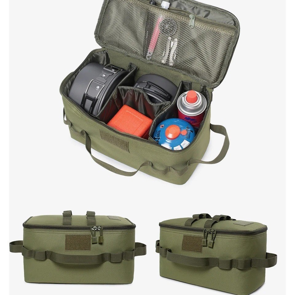 Camping Cooking Backpack - Kamp Gaz Tankı Saklama Çantası Açık