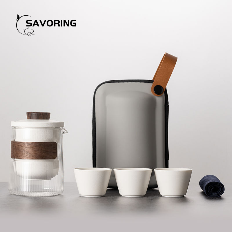 Camping Cooking Set - Basit Çin Seramik Çay Seti 1