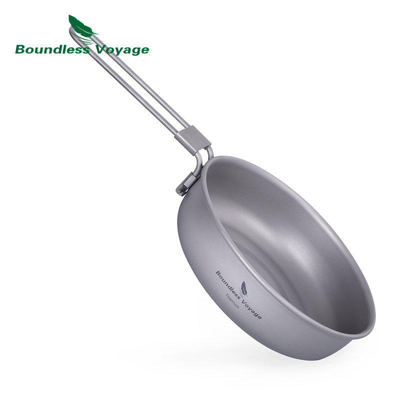 Camping Cooking Set - Sınırsız Voyage Ultra hafif titanyum kızartma