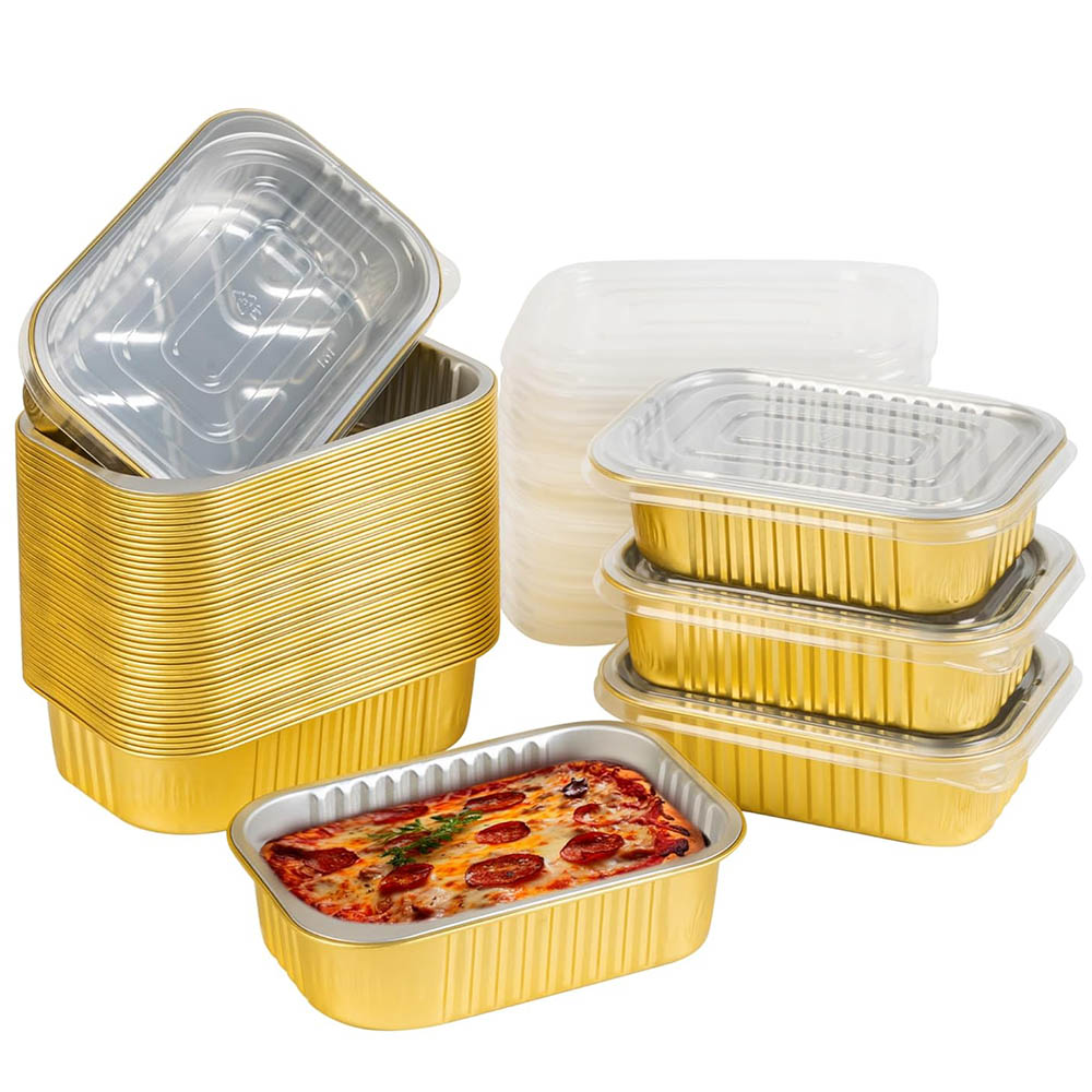 Aluminum Foil Heavy Duty - Kapaklı Küçük Alüminyum Tepsiler, Ağır Hizmet