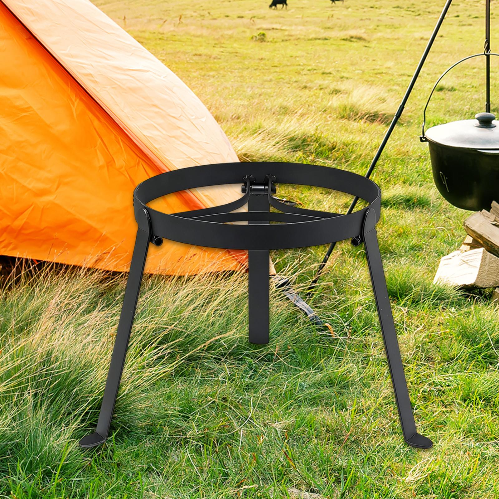 Campfire Cooking - Katlanabilir Kamp Ateşi Üçayaklı Demir Taşınabilir