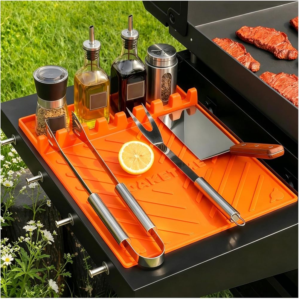 Camping Cooking - Silikon Izgara Örtüleri veya Izgara Aksesuarları