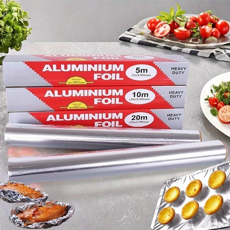 Aluminum Foil Heavy Duty - Ev ve Restoranlar İçin Yüksek Sıcaklığa