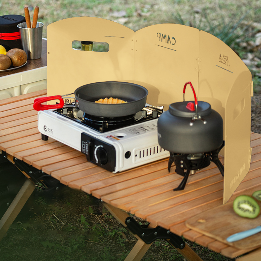 Campfire Cooking - Katlanabilir Kamp Gaz Sobası Cam Depolama