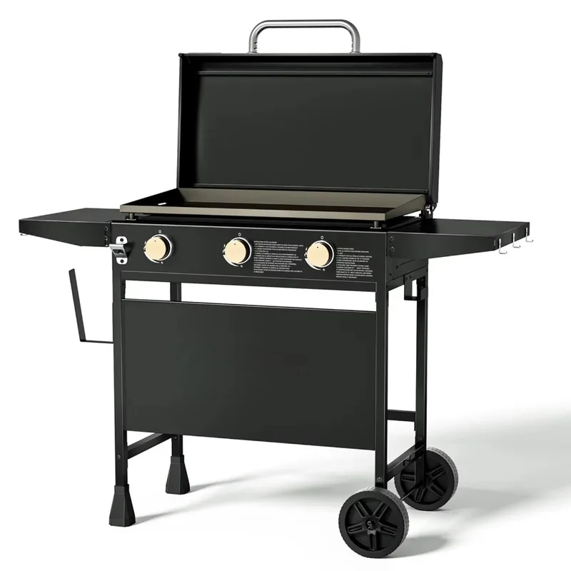 Camping Cooking Flat Top - Tekerlekli Dış Mekan Düz Üstlü Pişirme