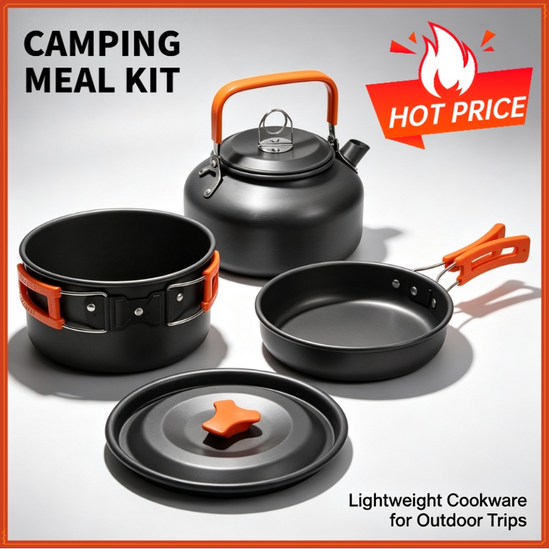 Camping Cooking Backpack - Kamp Yemek Pişirme Seti Kamp Mutfak