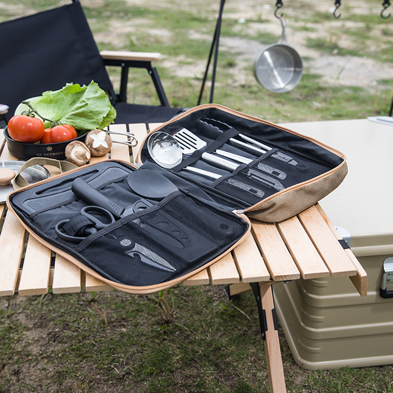 8 adet Kamp Mutfak Tencere Set - Camping Cooking Backpack incelemesi ve fiyatı