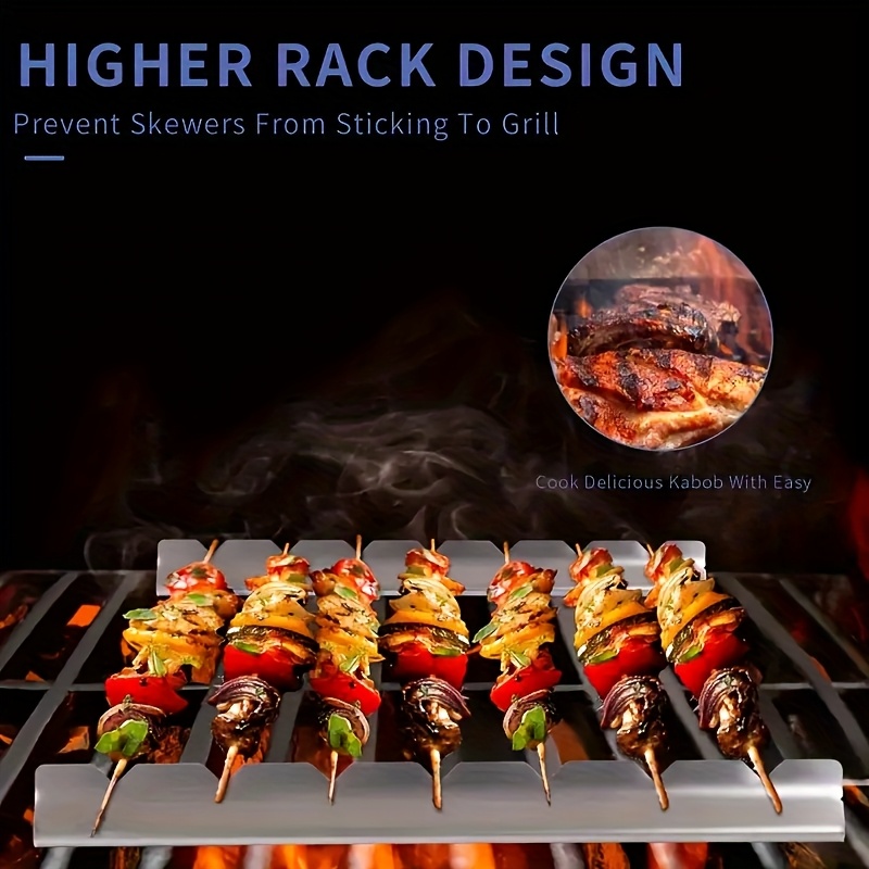 2 adet kebap rafı kebap standl - Camping Cooking Utensil Holder incelemesi ve fiyatı