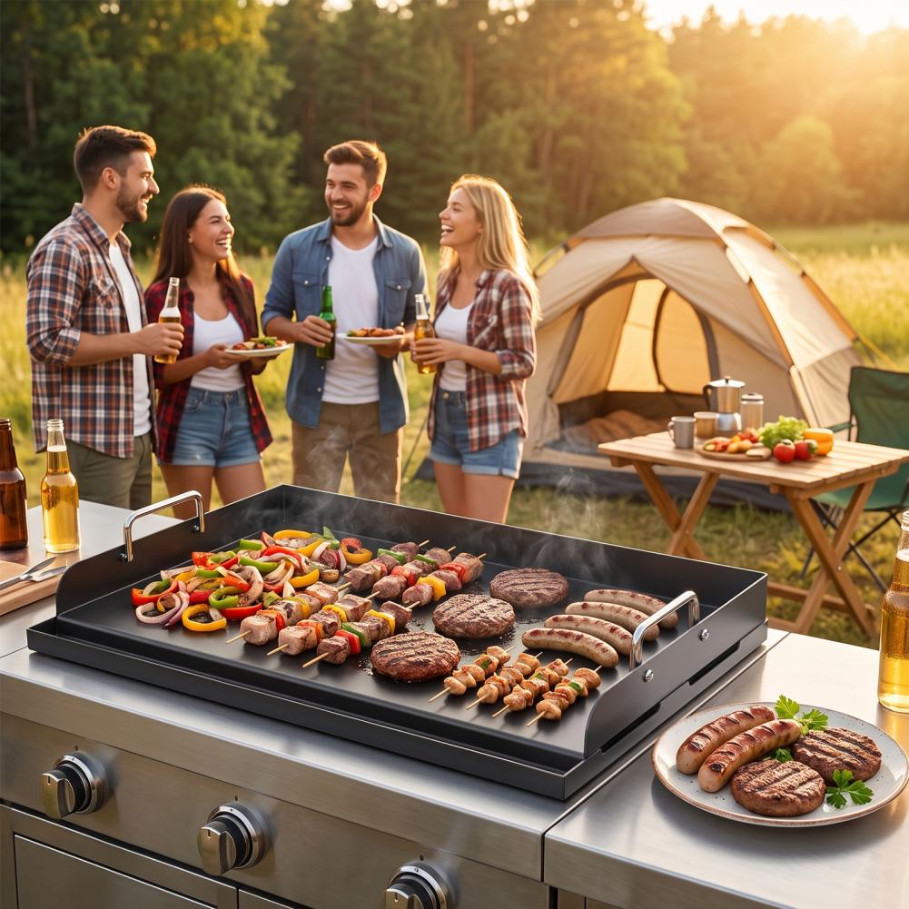 Kalın Dökme Demir Pişirme Tava - Camping Cooking Flat Top incelemesi ve fiyatı