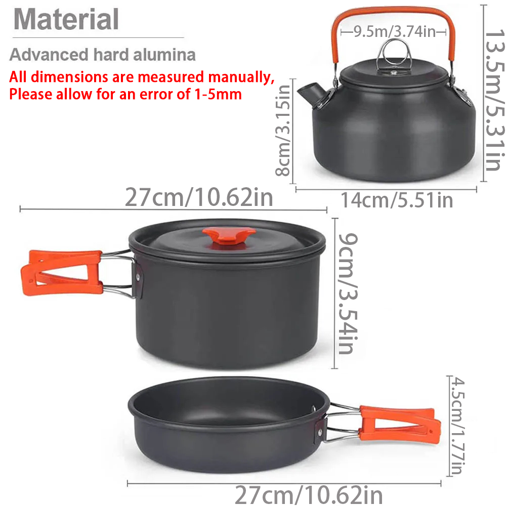 1 adet/1 takım Kamp Tencere Se - Camping Cooking Backpack incelemesi ve fiyatı