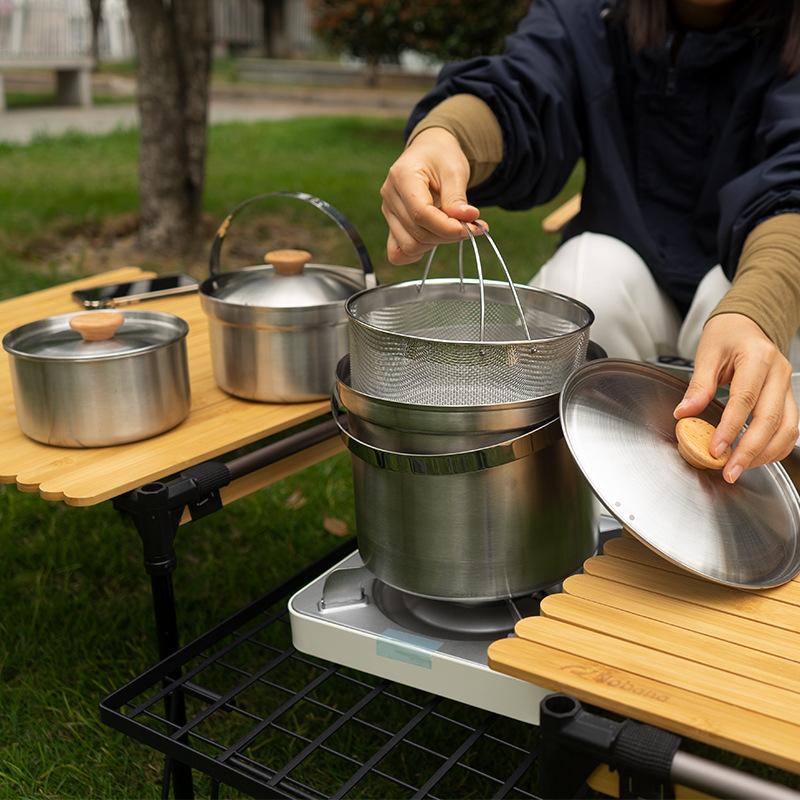 NOBANA Yeni Açık Paslanmaz Çel - Camping Cooking Backpack incelemesi ve fiyatı