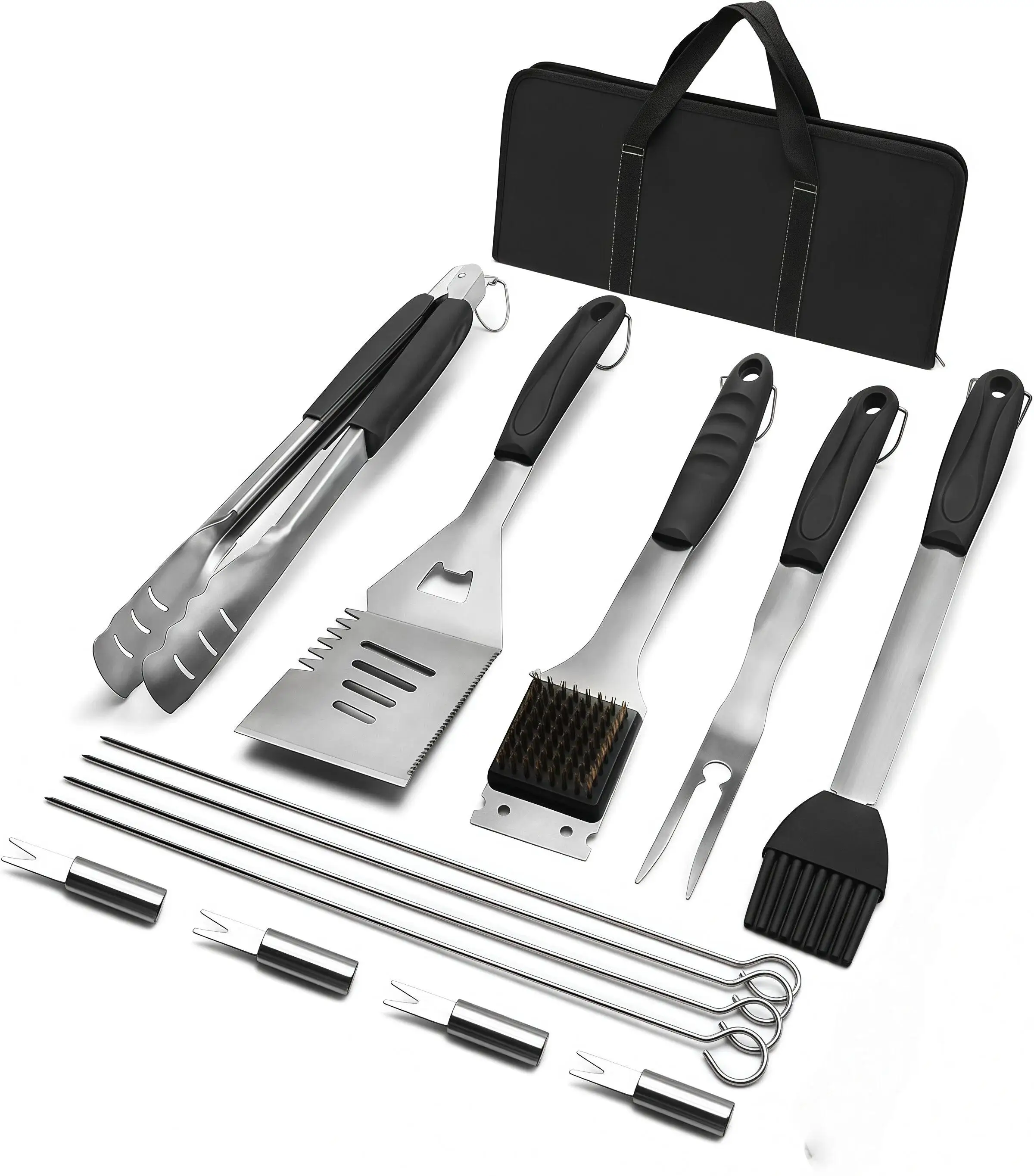 15 Parça Paslanmaz Çelik Barbe - Camping Cooking Utensil Holder incelemesi ve fiyatı