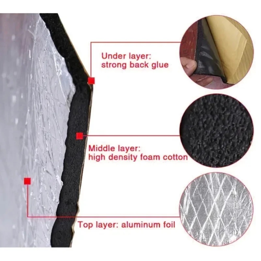 Ekstra Kalın 20mm Araba Ses Ya - Aluminum Foil Heavy Duty incelemesi ve fiyatı